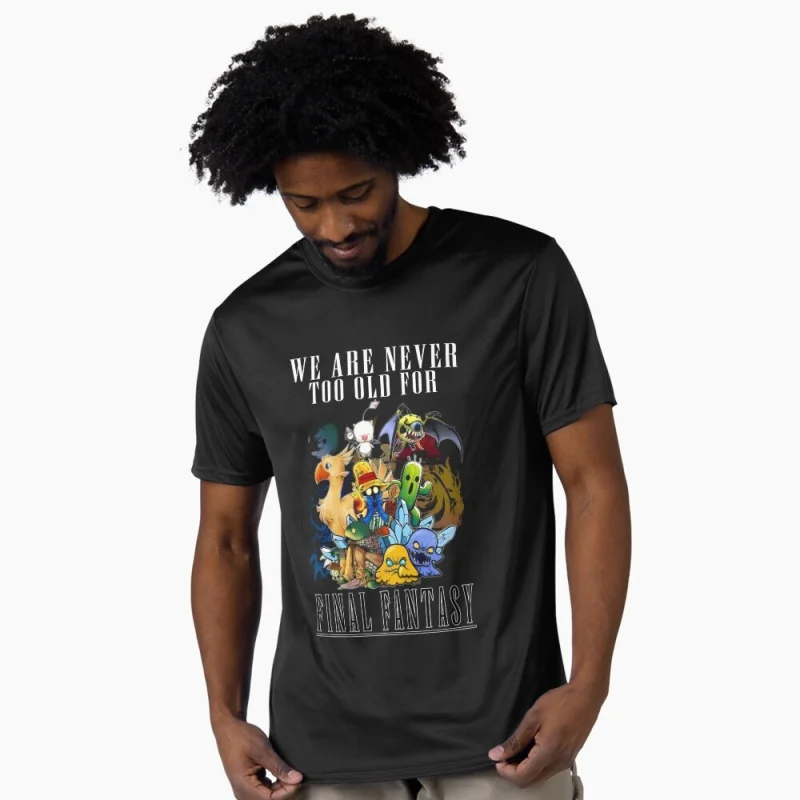 We Are Never Too Old For Final Fantasy Gift t shirt Yellow Chocobo printed Graphic clothes 100% cotton tee All size Tops S-6XL
We Are Never Too Old For Final Fantasy Gift t shirt Yellow Chocobo printed Graphic clothes 100% cotton tee All size Tops S-6XL