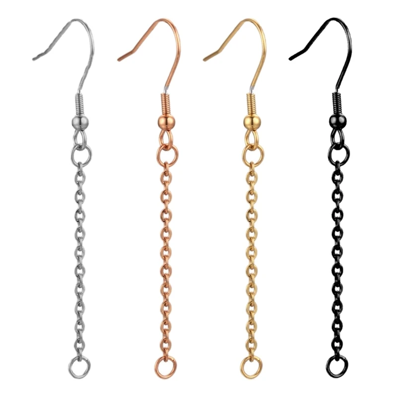 DIY Jewelry Making Findings 20 Pcs Stainless Steel Earring Hooks with Connector Dropship
DIY Jewelry Making Findings 20 Pcs Stainless Steel Earring Hooks with Connector Dropship