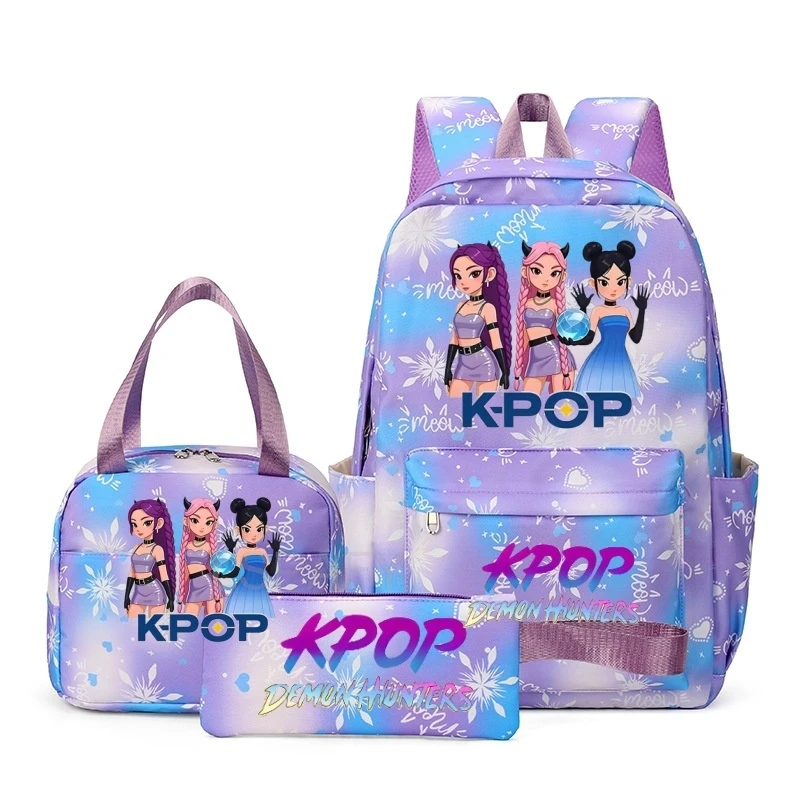 Hot KPop Demon Hunter Backpack HUNTR/X Teens Capacity Schoolbag With Shoulder Bag For Daily Use Girls Women Travel Mochilas
Hot KPop Demon Hunter Backpack HUNTR/X Teens Capacity Schoolbag With Shoulder Bag For Daily Use Girls Women Travel Mochilas
