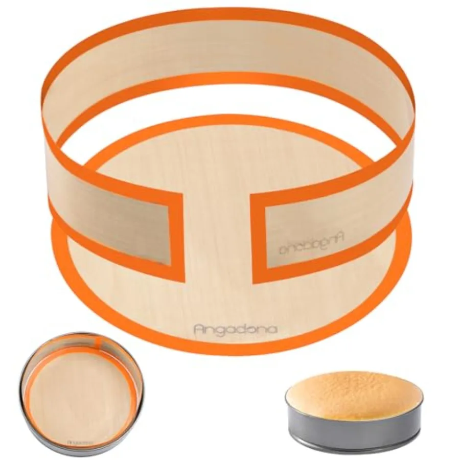 Silicone Baking Mat for Springform Pan 9 inch, Prevent cake from Sticking to Bottom and Side, Easy Clean and Non Sick Silicone
Silicone Baking Mat for Springform Pan 9 inch, Prevent cake from Sticking to Bottom and Side, Easy Clean and Non Sick Silicone