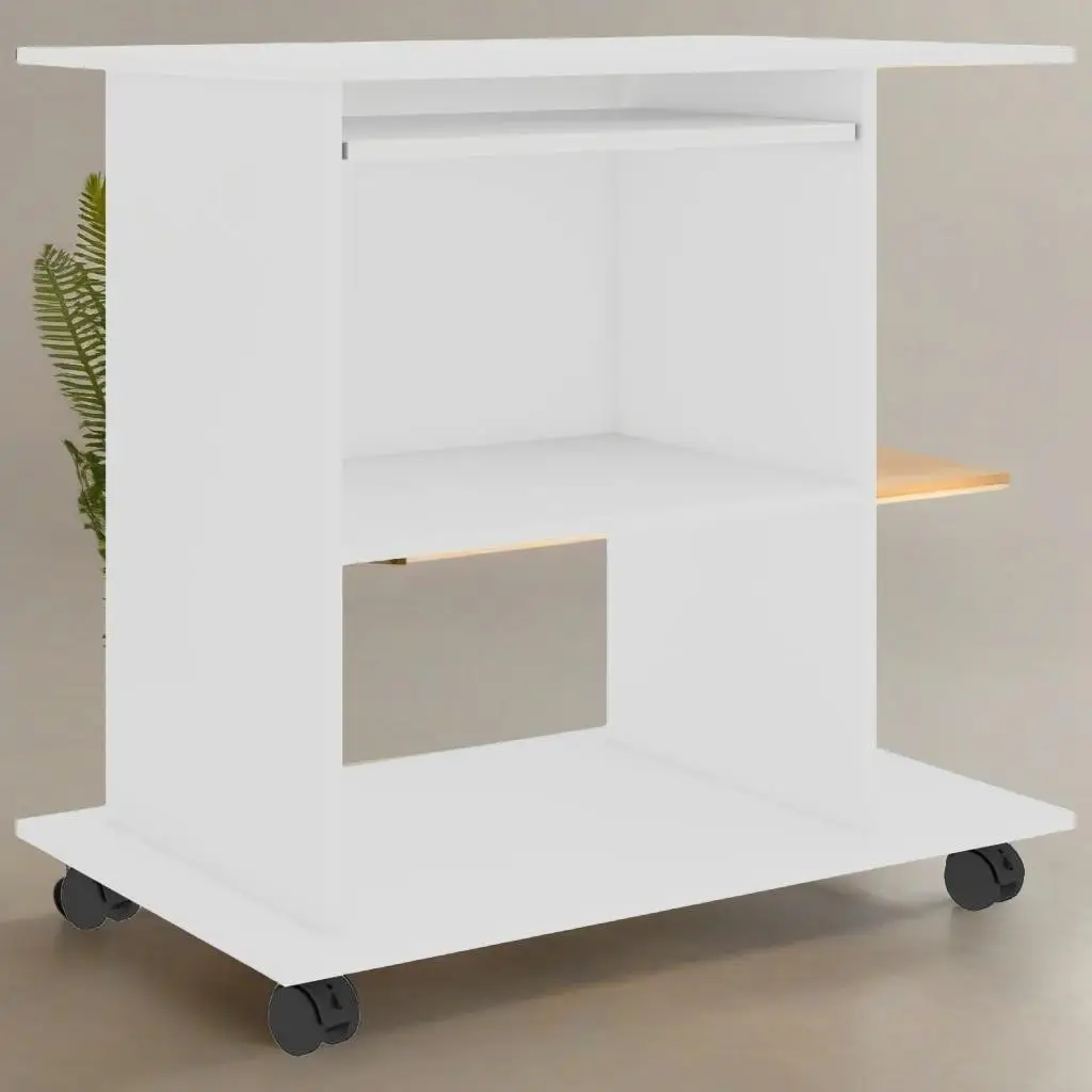 Modern White Computer Desk 31.5” x 19.7” x 29.5” - Durable Engineered Wood Workstation
Modern White Computer Desk 31.5” x 19.7” x 29.5” - Durable Engineered Wood Workstation
