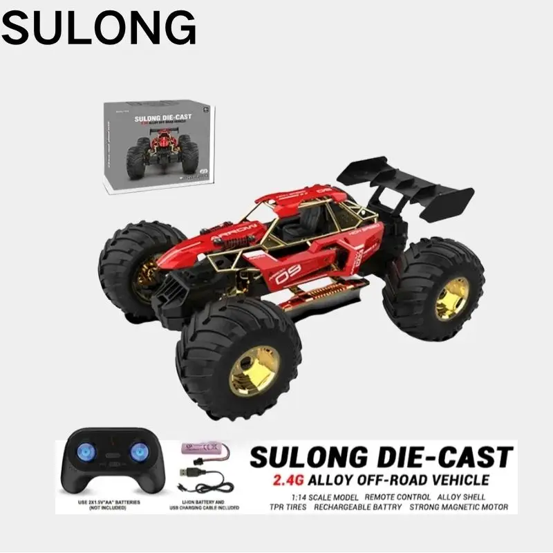 Sulong 8398A Масштаб 1:14 Легкосплавный автомобиль с дистанционным управлением, 4WD Внедорожный альпинистский грузовик с 2,4 ГГц, Игрушечный автомобиль-гонщик для детей и мальчиков
Sulong 8398A Масштаб 1:14 Легкосплавный автомобиль с дистанционным управлением, 4WD Внедорожный альпинистский грузовик с 2,4 ГГц, Игрушечный автомобиль-гонщик для детей и мальчиков