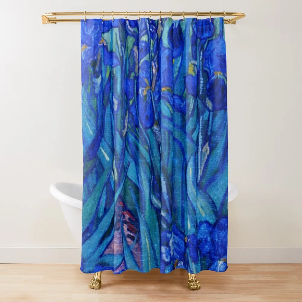 Van Gogh Irises in Indigo Shower Curtain Shower Bathroom Waterproof Bathroom Shower Bathtub For Curtain
Van Gogh Irises in Indigo Shower Curtain Shower Bathroom Waterproof Bathroom Shower Bathtub For Curtain