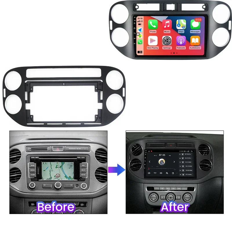 9inch car Radio frame For VW Volkswagen Tiguan 2010 2011-2017 car panel 2din Car stereo dvd Multimedia Frame
9inch car Radio frame For VW Volkswagen Tiguan 2010 2011-2017 car panel 2din Car stereo dvd Multimedia Frame