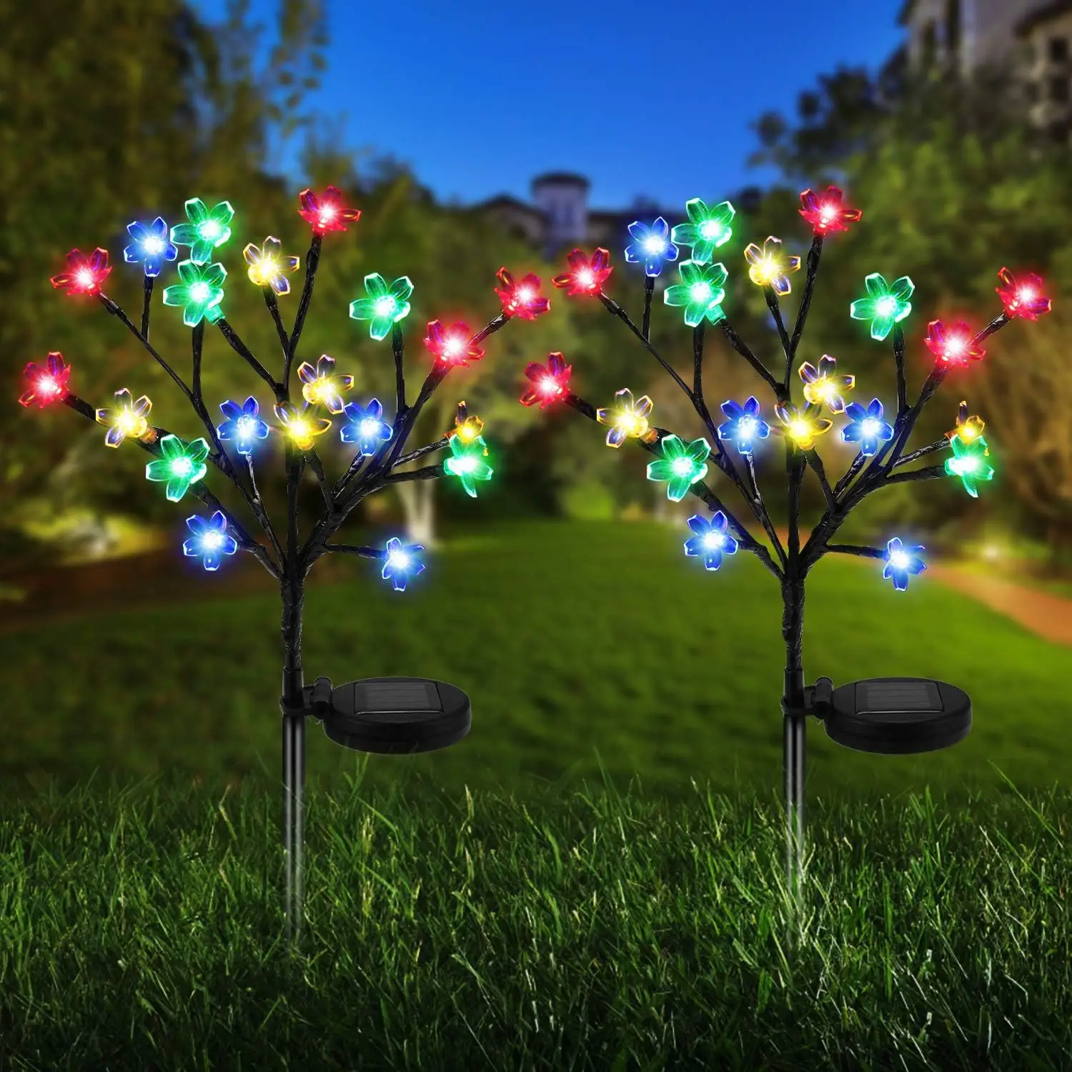 Solar Garden Lights Outdoor Snowflake Bee Cherry Blossom Decoration Solar Flower Landscape Lamps Courtyard Waterproof Multicolor
Solar Garden Lights Outdoor Snowflake Bee Cherry Blossom Decoration Solar Flower Landscape Lamps Courtyard Waterproof Multicolor