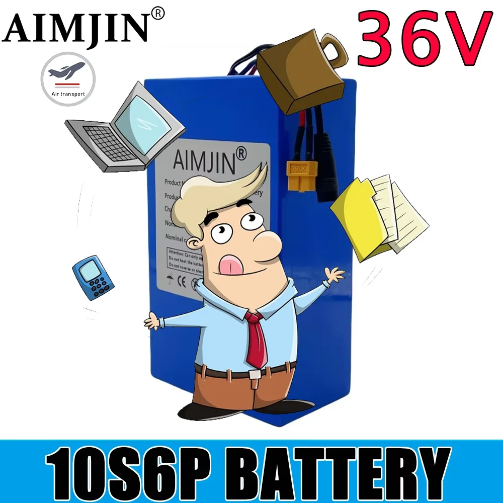 10S6P 36V 20000mAh Rechargeable battery Built in BMS Suitable for Electric Scooter Battery 18650 Lithium-ion Battery Pack
10S6P 36V 20000mAh Rechargeable battery Built in BMS Suitable for Electric Scooter Battery 18650 Lithium-ion Battery Pack