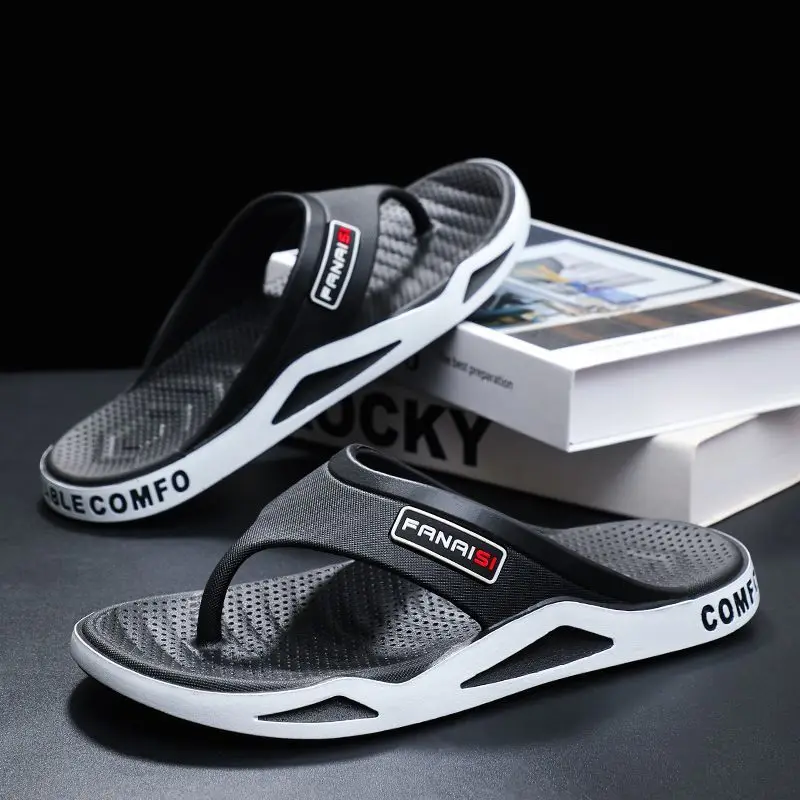 Summer Men's Slippers Fashion Indoor Bathroom Anti-slip Anti-odor Soft Sole Couple Sandals Comfort Outdoor Beach Flip Flops
Summer Men's Slippers Fashion Indoor Bathroom Anti-slip Anti-odor Soft Sole Couple Sandals Comfort Outdoor Beach Flip Flops