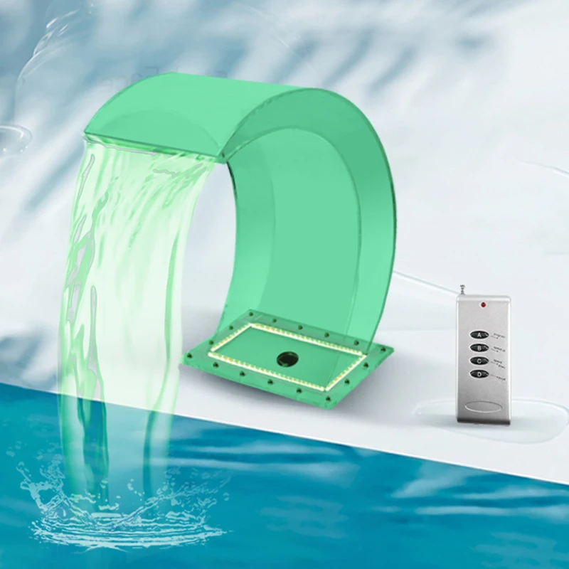 STLF LED Illuminated Acrylic Curved Water Feature for Swimming Pools Spas & Hotels Decorative Waterfall 
STLF LED Illuminated Acrylic Curved Water Feature for Swimming Pools Spas & Hotels Decorative Waterfall