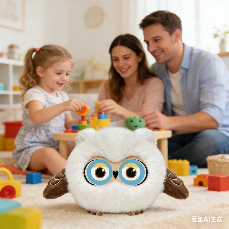 OWL AI Plush Toy WiFi Enabled Large Model Chat GPT Multiple Expressions Q&A Conversation Desktop Companion
OWL AI Plush Toy WiFi Enabled Large Model Chat GPT Multiple Expressions Q&A Conversation Desktop Companion