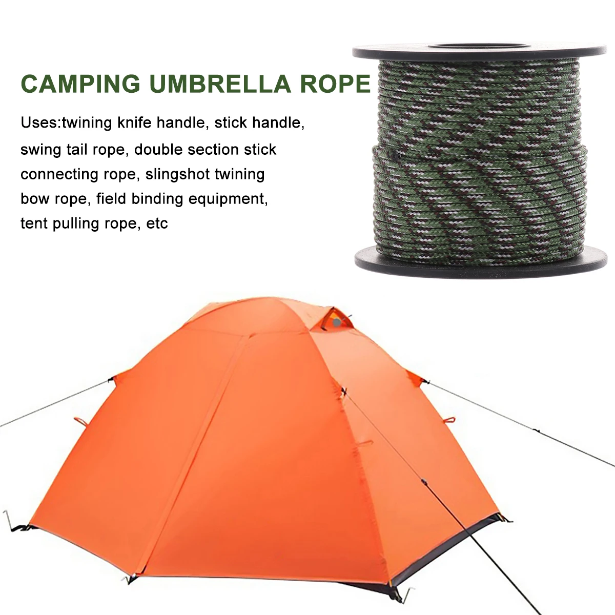 31M 2.1mm Outdoor Use Reflective Rope Tent Fixed Rope Bright Color Clothesline Rope for Hiking Camping (Green)
31M 2.1mm Outdoor Use Reflective Rope Tent Fixed Rope Bright Color Clothesline Rope for Hiking Camping (Green)