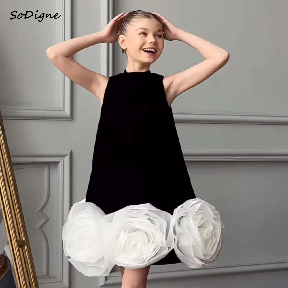 SoDigne A-line Short Arab Flower Girl Dress Velvet/Organza Sleeveless Princess Kid Gown Girls Birthday Party Dresses Customized
SoDigne A-line Short Arab Flower Girl Dress Velvet/Organza Sleeveless Princess Kid Gown Girls Birthday Party Dresses Customized