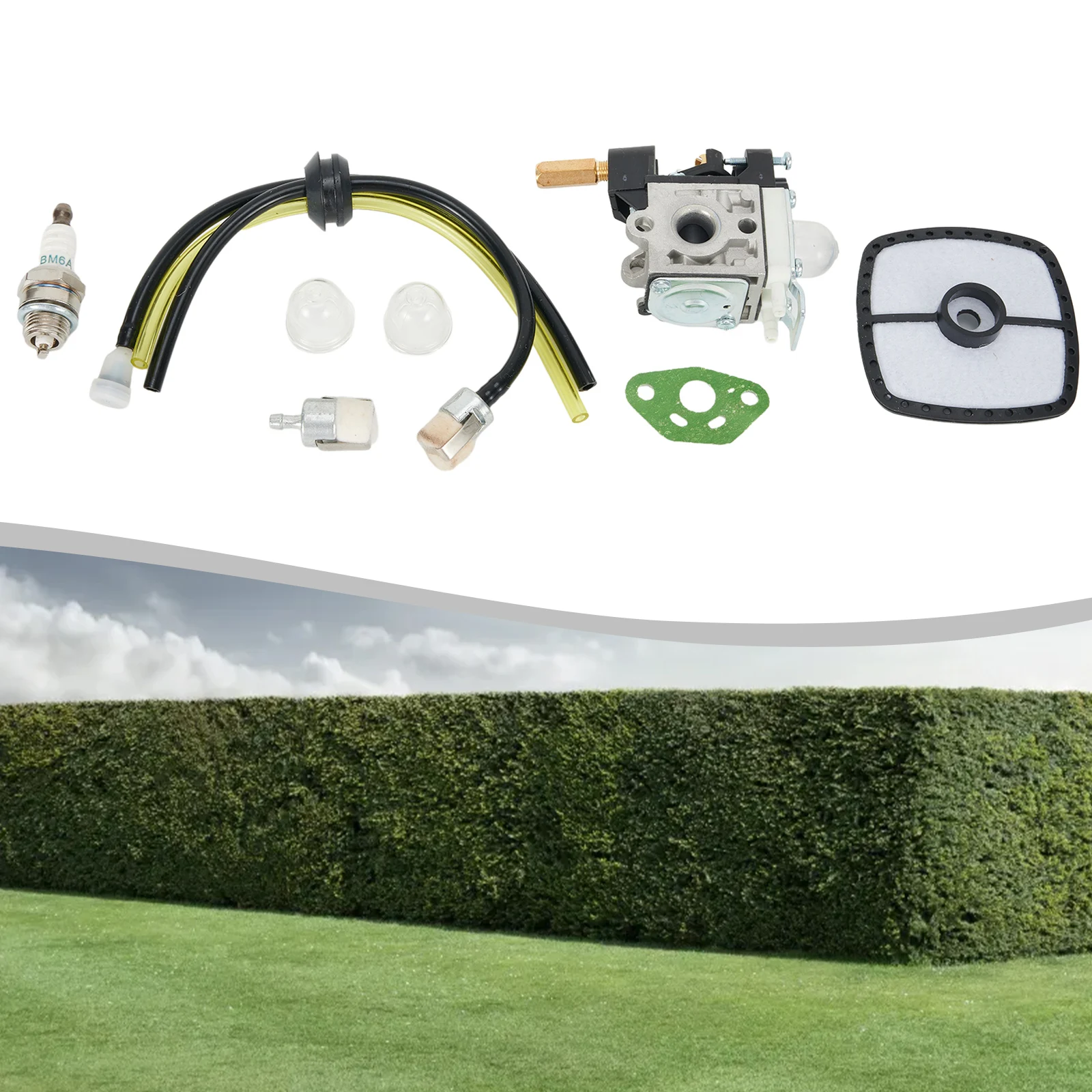 Air Filter Brush Cutter Spare Parts Carburetor Kit Fuel Pipe Primer Bulbs Spark Plug Garden Power Tools Accessories
Air Filter Brush Cutter Spare Parts Carburetor Kit Fuel Pipe Primer Bulbs Spark Plug Garden Power Tools Accessories