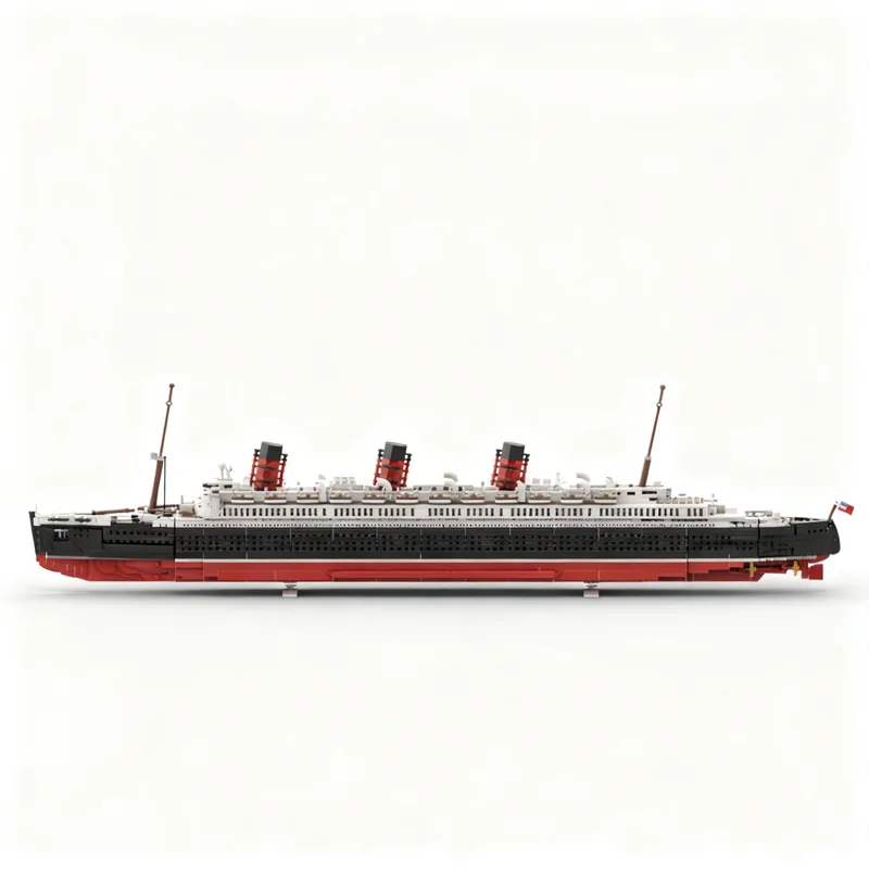 3647PCS MOC Creative Model Rms Queen Mary Building Blocks Collectible Display DIY Building Blocks Gift Showcase Set Display Gift