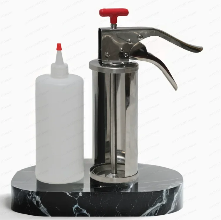 Burger Salad Dressing Crowded Jam Gun Manual Stainless Steel Commercial Tomato Sauce Crowded Jam Machine for Burger Joints
Burger Salad Dressing Crowded Jam Gun Manual Stainless Steel Commercial Tomato Sauce Crowded Jam Machine for Burger Joints