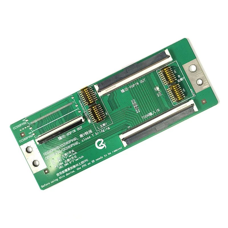 CC580PV6D Close Y Bridging Adapter Plate TCON In 60P 96P OUT Y Bridging Adapter Board
CC580PV6D Close Y Bridging Adapter Plate TCON In 60P 96P OUT Y Bridging Adapter Board