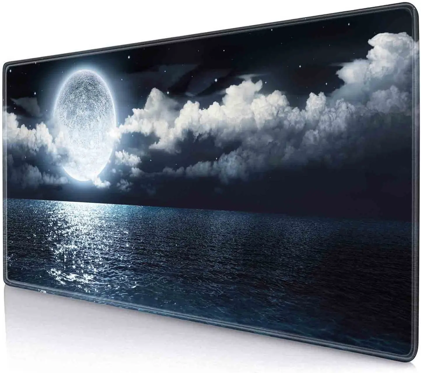 Коврик для мыши «Full Moon on Sea», большой коврик для мыши с привлекательным пейзажем, нескользящая резиновая основа, XXL, Настольный коврик для мыши
Коврик для мыши «Full Moon on Sea», большой коврик для мыши с привлекательным пейзажем, нескользящая резиновая основа, XXL, Настольный коврик для мыши