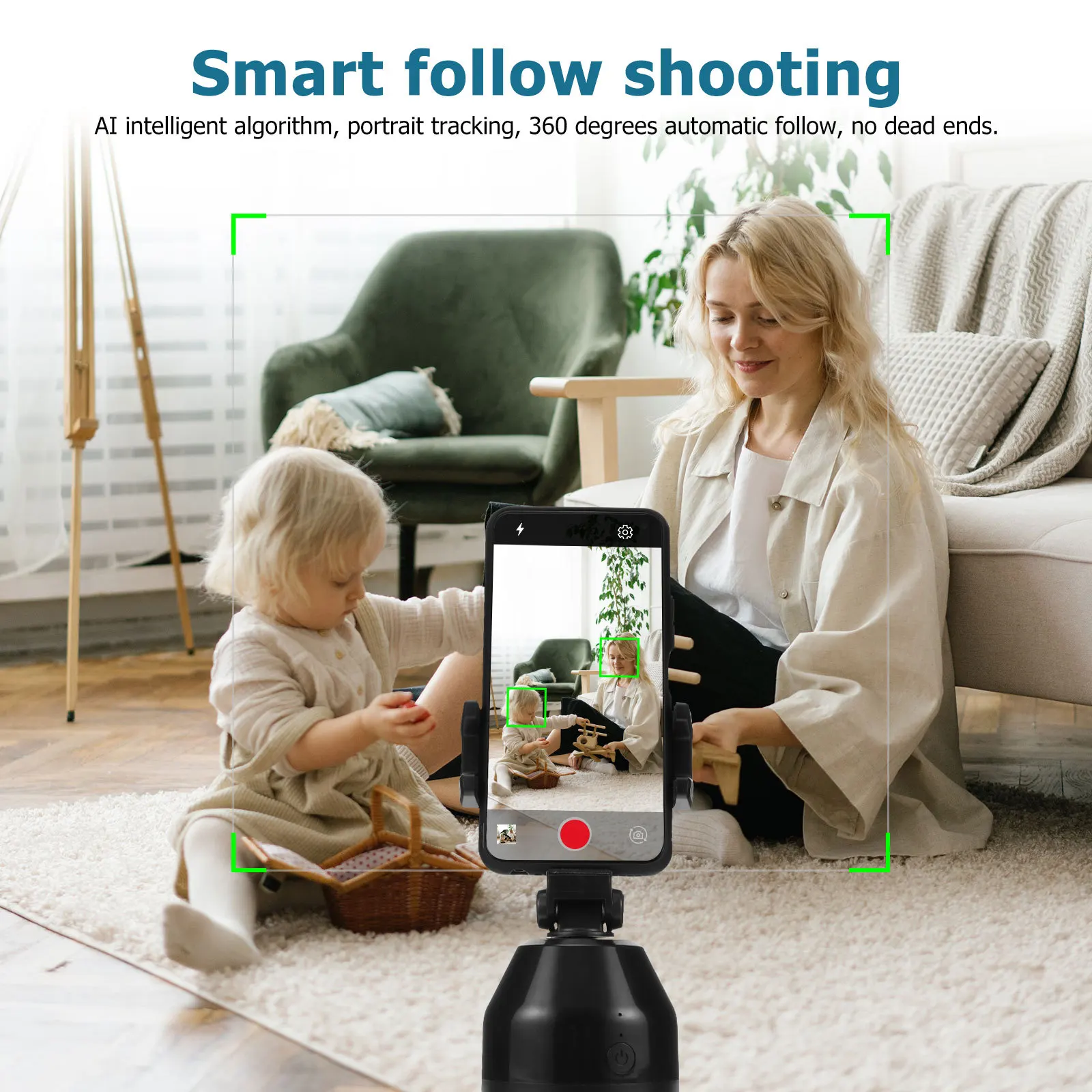 Intelligent 360 Degree Rotatable Holder Face Stand Gimbal Mount Selfie Follow Shot for Sports
Intelligent 360 Degree Rotatable Holder Face Stand Gimbal Mount Selfie Follow Shot for Sports