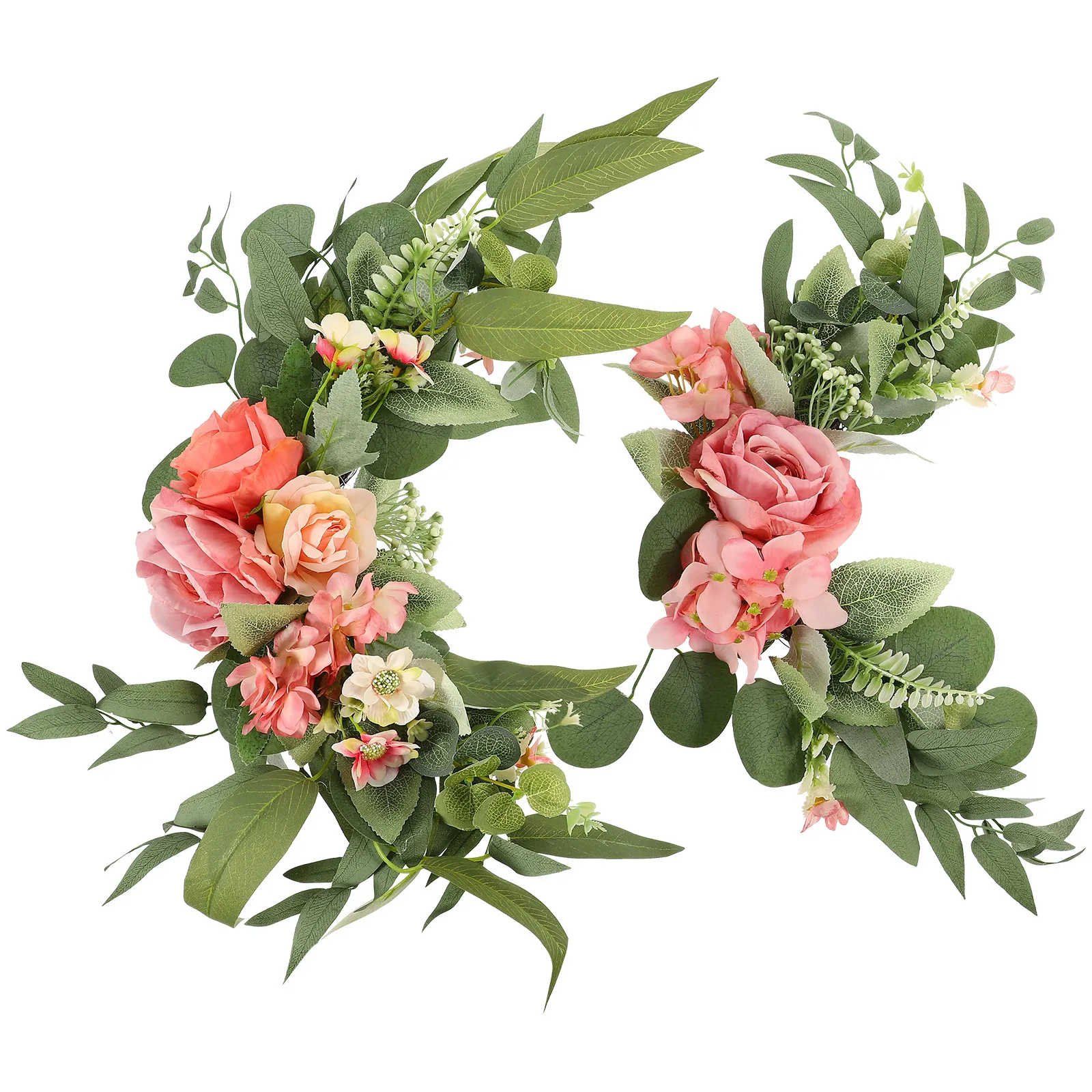 2Pcs Cloth Artificial Rose Wreath for Door Wedding Arch Flower Decoration Romantic Floral Garland for Welcome Sign Party
2Pcs Cloth Artificial Rose Wreath for Door Wedding Arch Flower Decoration Romantic Floral Garland for Welcome Sign Party