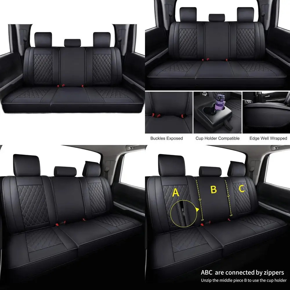 Водонепроницаемые чехлы на задние сиденья из искусственной кожи для грузовиков Tundra 2007-2021 годов, подходят для моделей SR5, SR, Platinum, TRD PRO, Crew/Crewmax/Extended/Dou
Водонепроницаемые чехлы на задние сиденья из искусственной кожи для грузовиков Tundra 2007-2021 годов, подходят для моделей SR5, SR, Platinum, TRD PRO, Crew/Crewmax/Extended/Dou