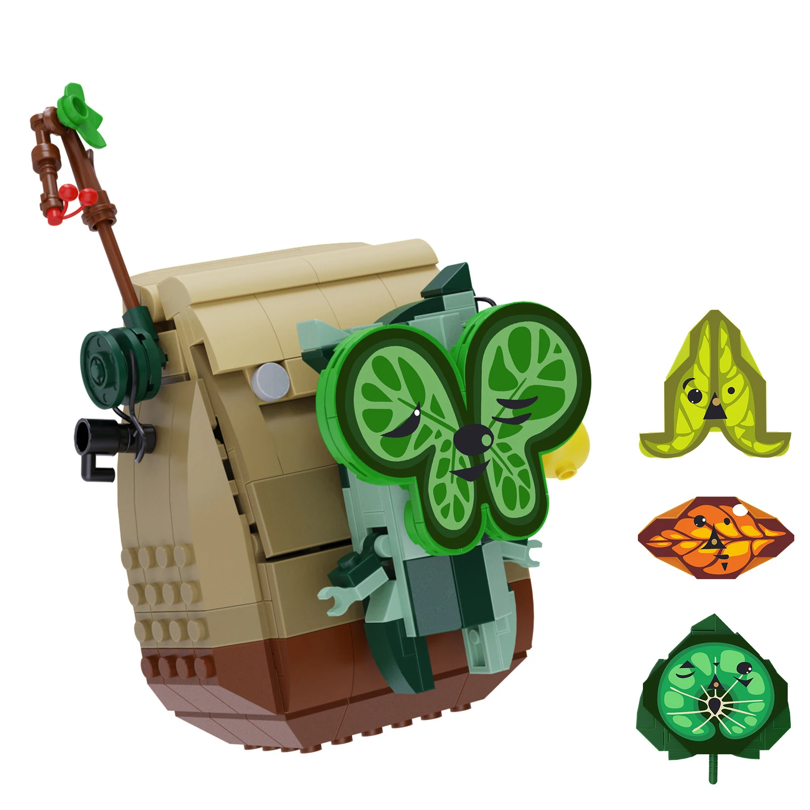 MOC Рюкзак Строительный блок Мультфильм Бабочка Алмазный лист Кирпичи Игрушки Детский подарок
MOC Рюкзак Строительный блок Мультфильм Бабочка Алмазный лист Кирпичи Игрушки Детский подарок