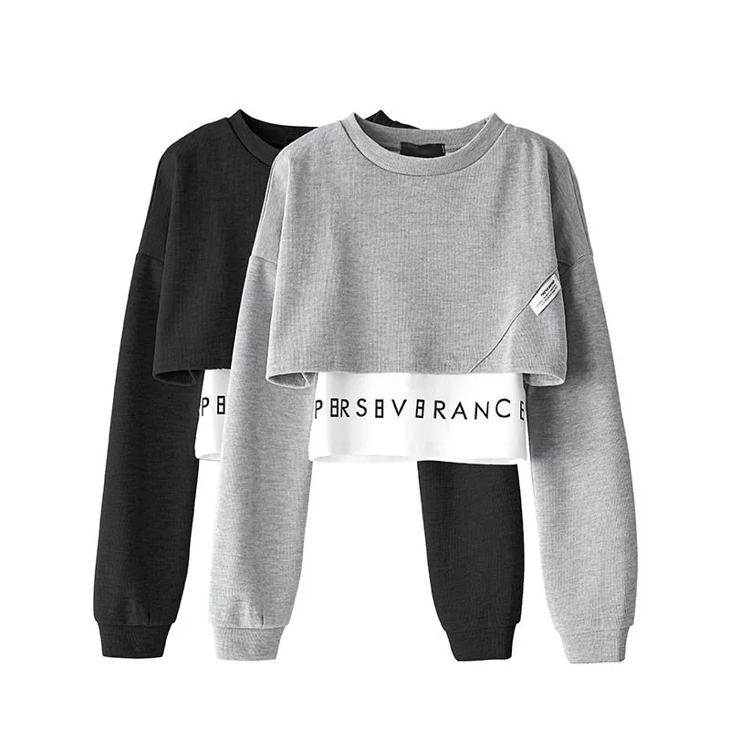 Vestidos De FiestaLong Sleeve T-Shirt For Women, Thin Sweater, Fashion Design, Fake Two Piece, Versatile Casual Top, Spring And
Vestidos De FiestaLong Sleeve T-Shirt For Women, Thin Sweater, Fashion Design, Fake Two Piece, Versatile Casual Top, Spring And