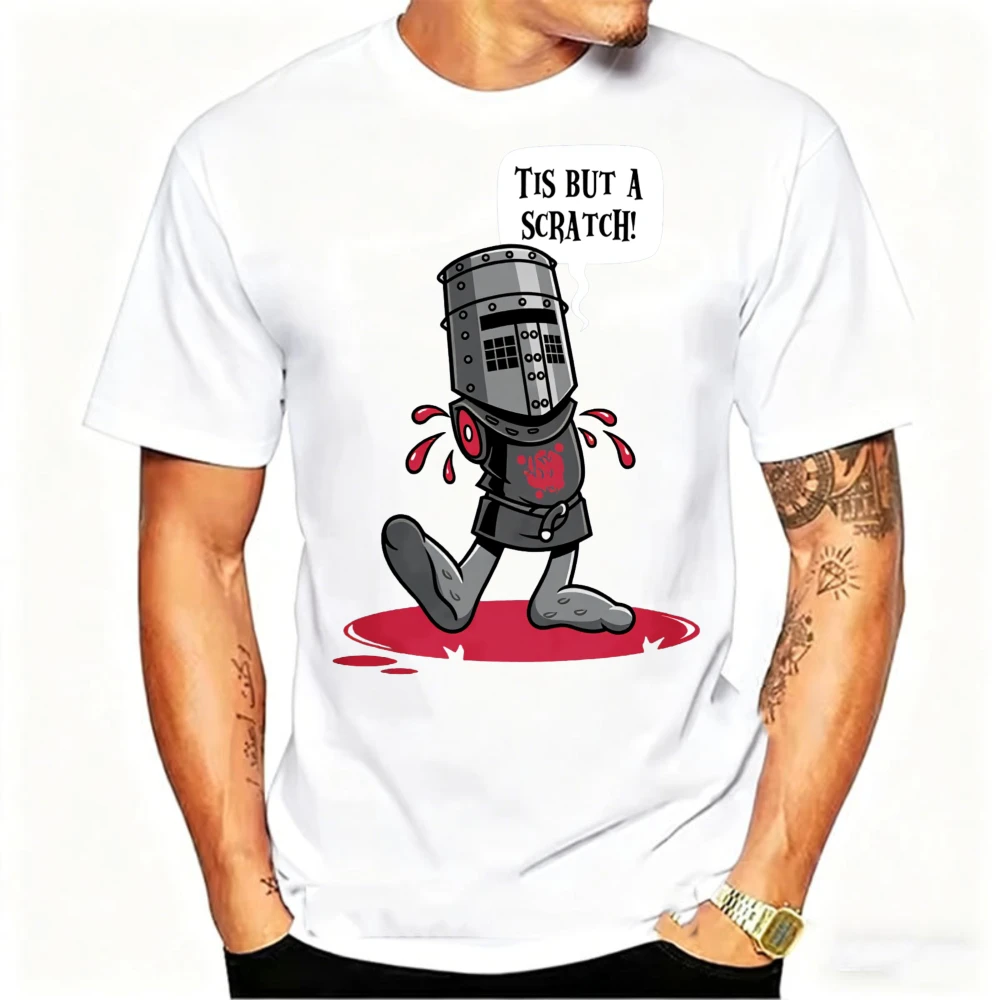 Monty Python Black Knight T-Shirt Men 'Tis But A Scratch Funny Graphic Tee Casual Cotton Short Sleeve Top British Comedy Gift
Monty Python Black Knight T-Shirt Men 'Tis But A Scratch Funny Graphic Tee Casual Cotton Short Sleeve Top British Comedy Gift