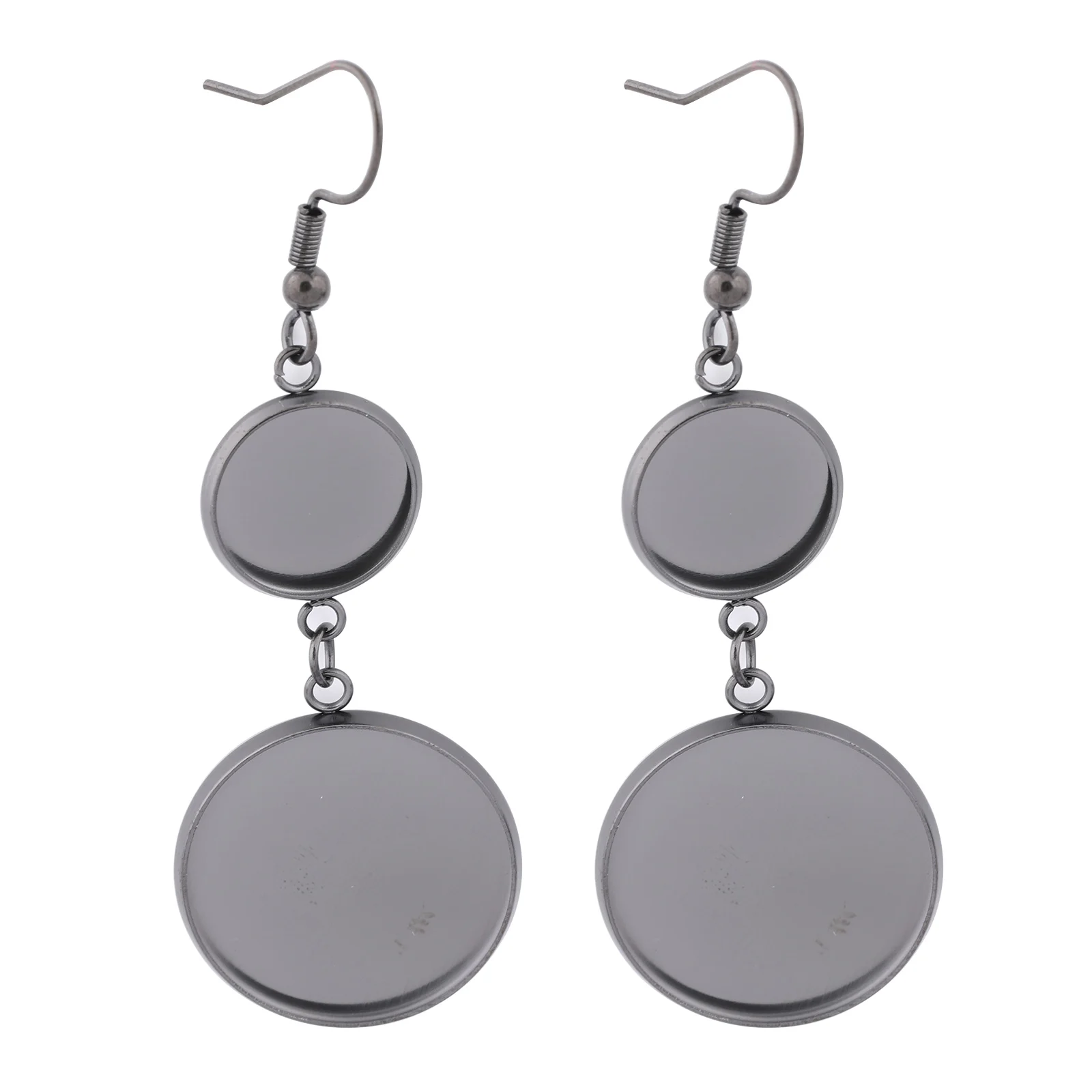 10pcs Stainless Steel Black 12mm 20mm Cabochon Earring Base Setting Blanks Dangle Diy Ear Hooks Findings For Jewelry Making
10pcs Stainless Steel Black 12mm 20mm Cabochon Earring Base Setting Blanks Dangle Diy Ear Hooks Findings For Jewelry Making