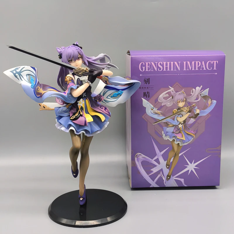 Anime Figure Genshin Impact Keqing 24CM PVC Figurine Sword Character Statue Desktop Ornament Collect Hobby Birthday Present Gift
Anime Figure Genshin Impact Keqing 24CM PVC Figurine Sword Character Statue Desktop Ornament Collect Hobby Birthday Present Gift