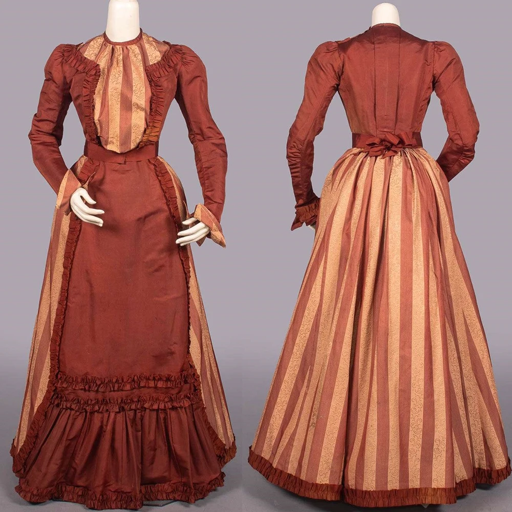 1890s Afternoon Dress Victorian Edwardian Lady Vintage Bustle Day Dress Civil War Southern Belle Ball Gown Theatre Christmas
1890s Afternoon Dress Victorian Edwardian Lady Vintage Bustle Day Dress Civil War Southern Belle Ball Gown Theatre Christmas