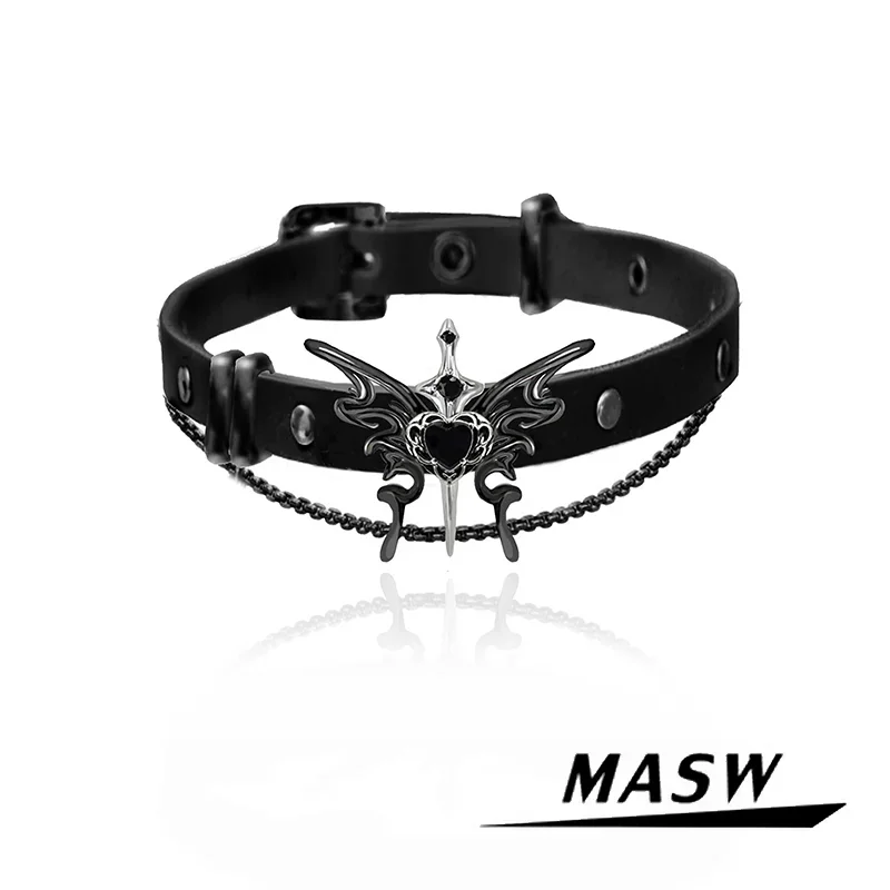 MASW Original Design Popular Cool Style Black Butterfly Arm Bracelet For Girl Women Party Gift Modern Jewelry 2024 New Trend
MASW Original Design Popular Cool Style Black Butterfly Arm Bracelet For Girl Women Party Gift Modern Jewelry 2024 New Trend