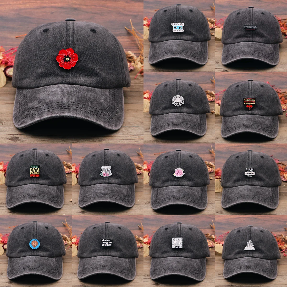 Funny Sayings Vintage Classic Baseball Caps for Men Cap Casual Style Women Washed Hat Red Flower Outdoor Sports Cap
Funny Sayings Vintage Classic Baseball Caps for Men Cap Casual Style Women Washed Hat Red Flower Outdoor Sports Cap