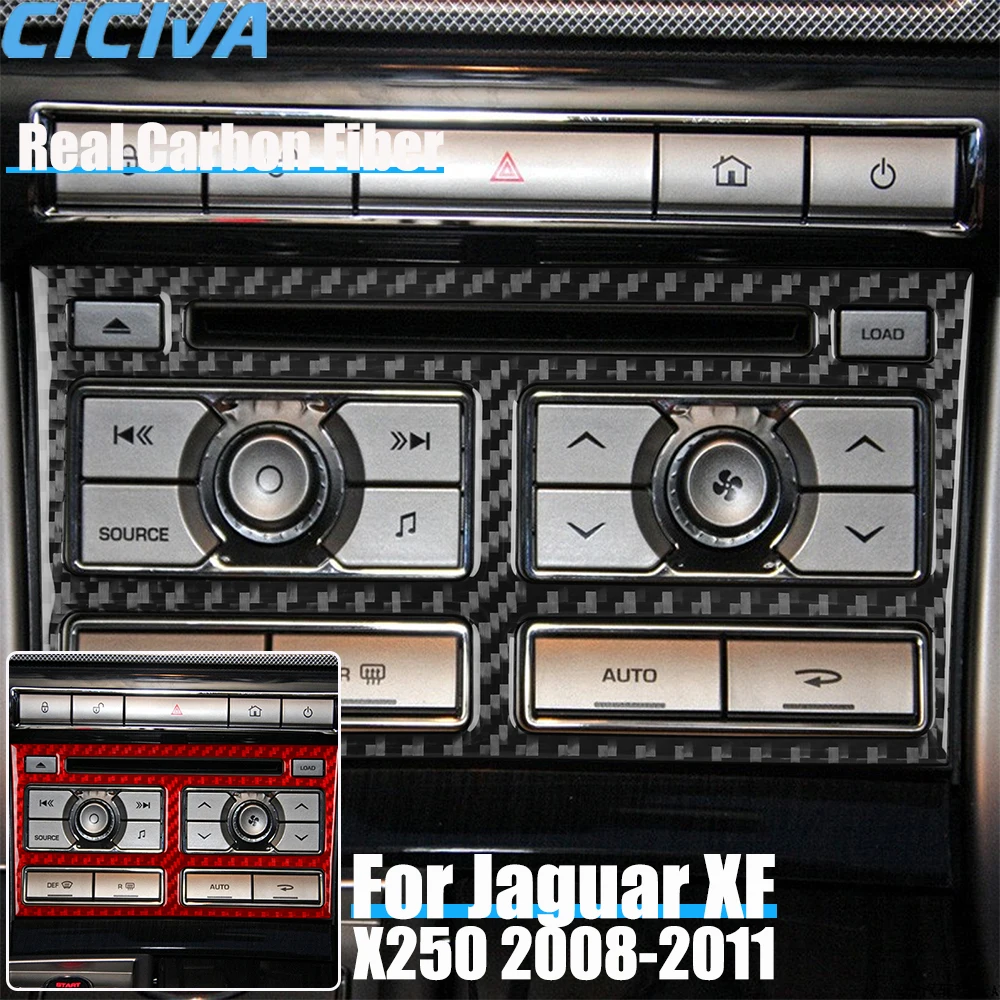 Real Carbon Fiber Car Accessories Multimedia Control Panel Trim Cover Soft Sticker For Jaguar XF X250 2008 2009 2010 2011
Real Carbon Fiber Car Accessories Multimedia Control Panel Trim Cover Soft Sticker For Jaguar XF X250 2008 2009 2010 2011