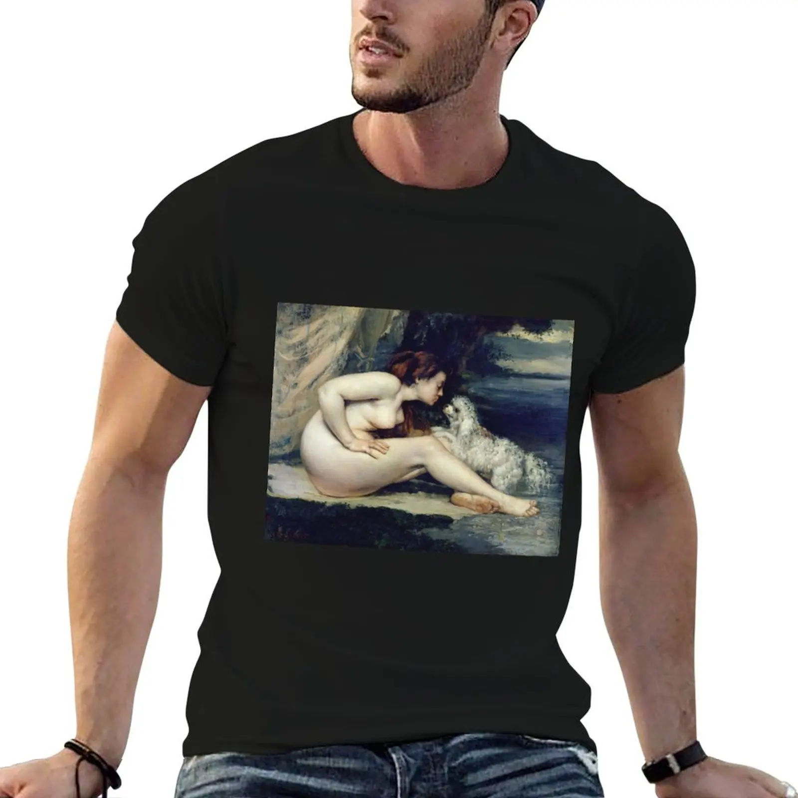 Gustave Courbet - Female Nude With A Dog T-Shirt cotton t shirt man man t shirts for men casual t shirt man plain T-Shirt
Gustave Courbet - Female Nude With A Dog T-Shirt cotton t shirt man man t shirts for men casual t shirt man plain T-Shirt