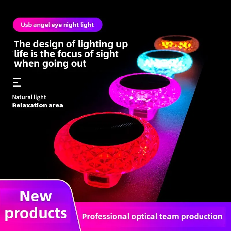 New angel eyes disc car USB romantic atmosphere lights LED car usb decorative atmosphere lights cross-border
New angel eyes disc car USB romantic atmosphere lights LED car usb decorative atmosphere lights cross-border