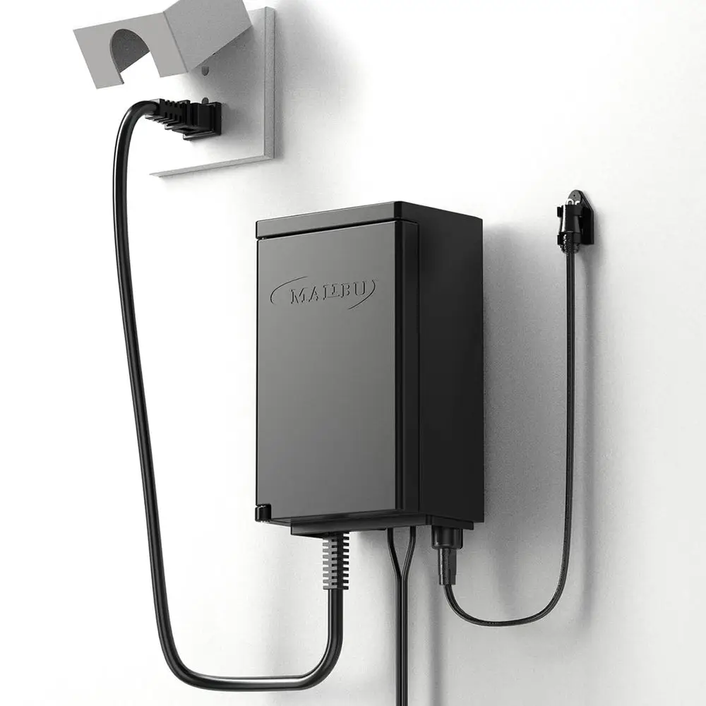 Трансформатор Malibu 45W для ландшафтного освещения с таймером и фотодатчиком, питание от 120В до 12В, для уличных ландшафтных светильников
Трансформатор Malibu 45W для ландшафтного освещения с таймером и фотодатчиком, питание от 120В до 12В, для уличных ландшафтных светильников