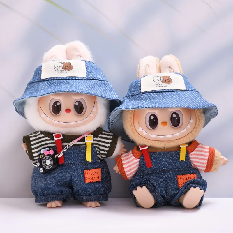 Labbubu Striped T Overall & Outfit 15/17cm Plush Doll'S Clothes Labubu I II Idol Dolls Sitting Party Accessories Kids Gift
Labbubu Striped T Overall & Outfit 15/17cm Plush Doll'S Clothes Labubu I II Idol Dolls Sitting Party Accessories Kids Gift