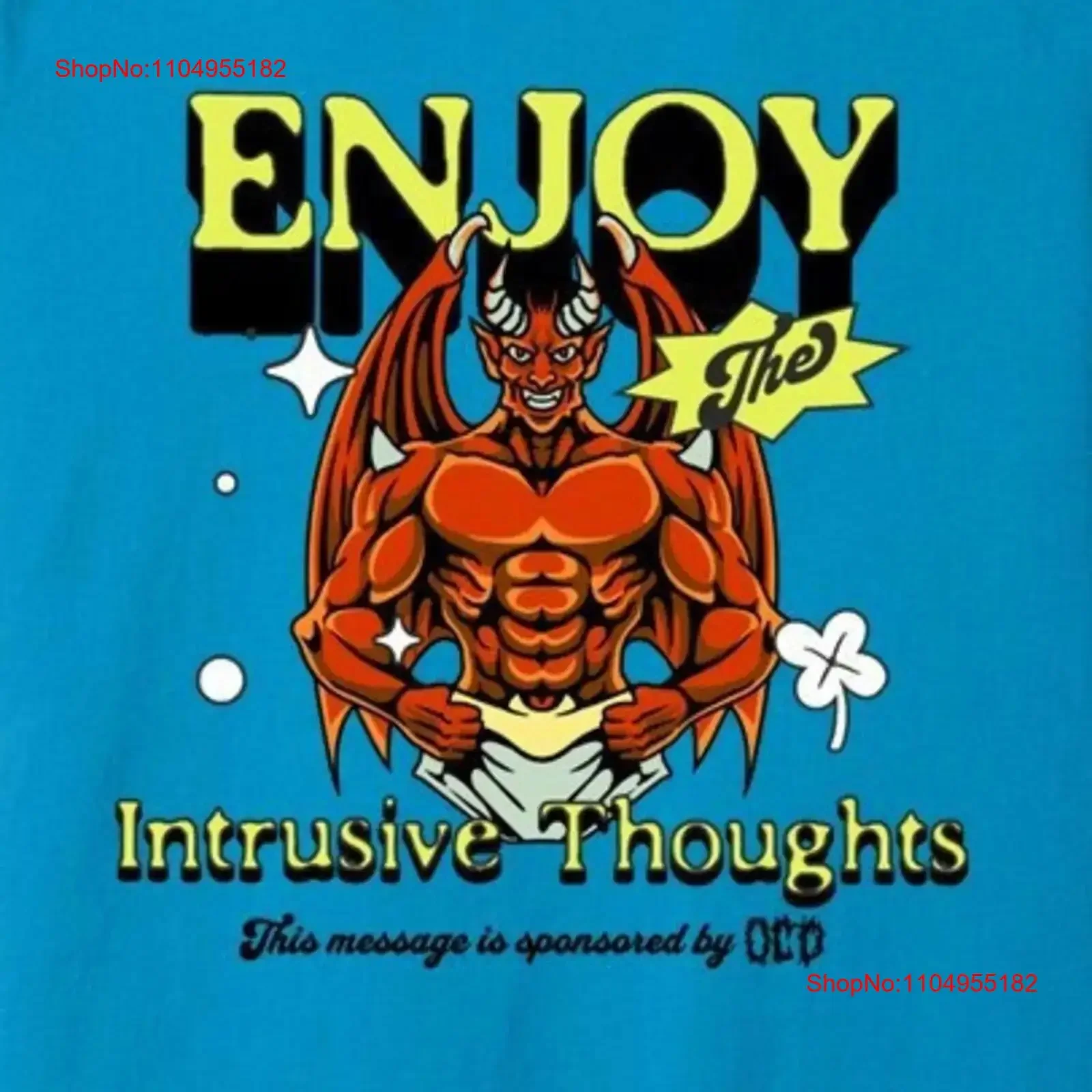 Enjoy the Intrusive Thoughts OCD funny shirt obsessive compulsive disorder tee cbt therapy awareness vintage Washed Unisex
Enjoy the Intrusive Thoughts OCD funny shirt obsessive compulsive disorder tee cbt therapy awareness vintage Washed Unisex