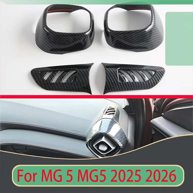For MG 5 MG5 2025 2026 Carbon Fiber Style Air Vent Outlet Cover Dashboard Trim Bezel Frame Molding Garnish Accent Styling
For MG 5 MG5 2025 2026 Carbon Fiber Style Air Vent Outlet Cover Dashboard Trim Bezel Frame Molding Garnish Accent Styling