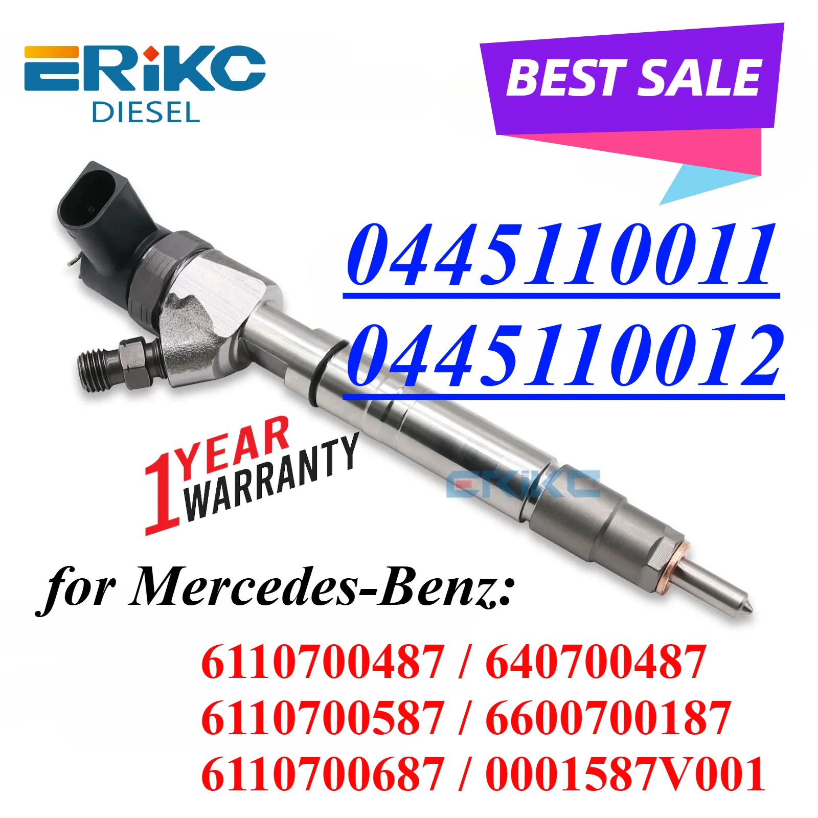 0445110011 Diesel Injector 0445110012 Engine Sprayer Nozzle 0 445 110 011 for MB 6110700487 Mercedes C200 6110700587 6110700687
0445110011 Diesel Injector 0445110012 Engine Sprayer Nozzle 0 445 110 011 for MB 6110700487 Mercedes C200 6110700587 6110700687