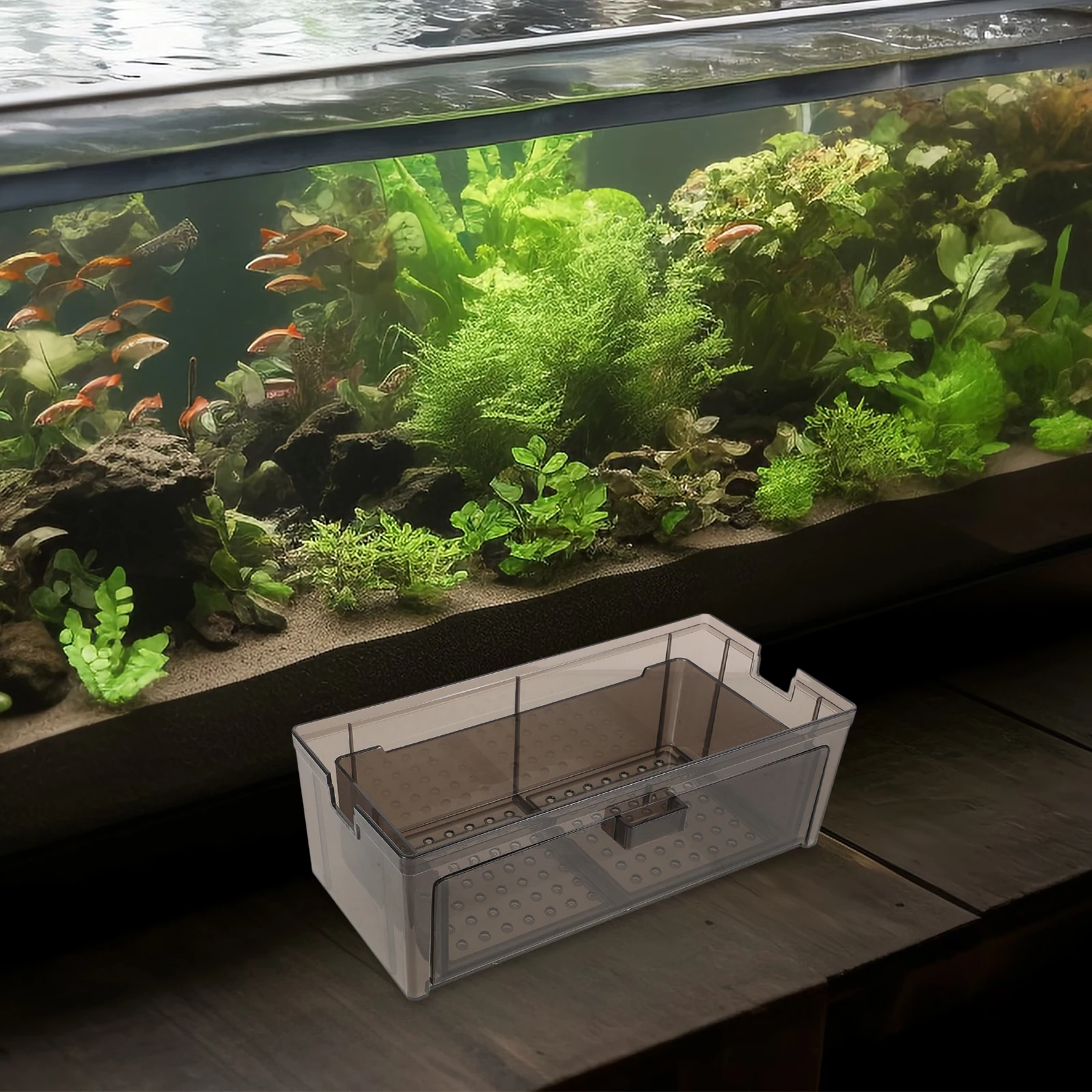 Aquarium Filtration Box Transparent Drip Box Safe Reusable Filter Longtime Use Simple Design Fish Tank Accessory
Aquarium Filtration Box Transparent Drip Box Safe Reusable Filter Longtime Use Simple Design Fish Tank Accessory