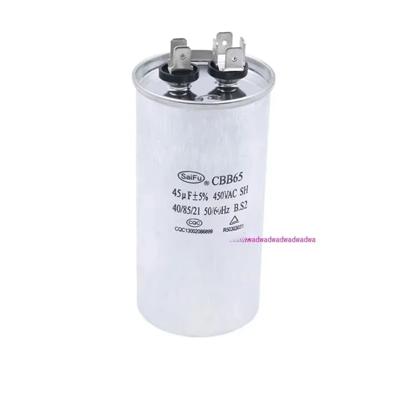 The manufacturer supplies CBB65-45uF polypropylene capacitor air conditioner capacitor 2*4 inserts
The manufacturer supplies CBB65-45uF polypropylene capacitor air conditioner capacitor 2*4 inserts