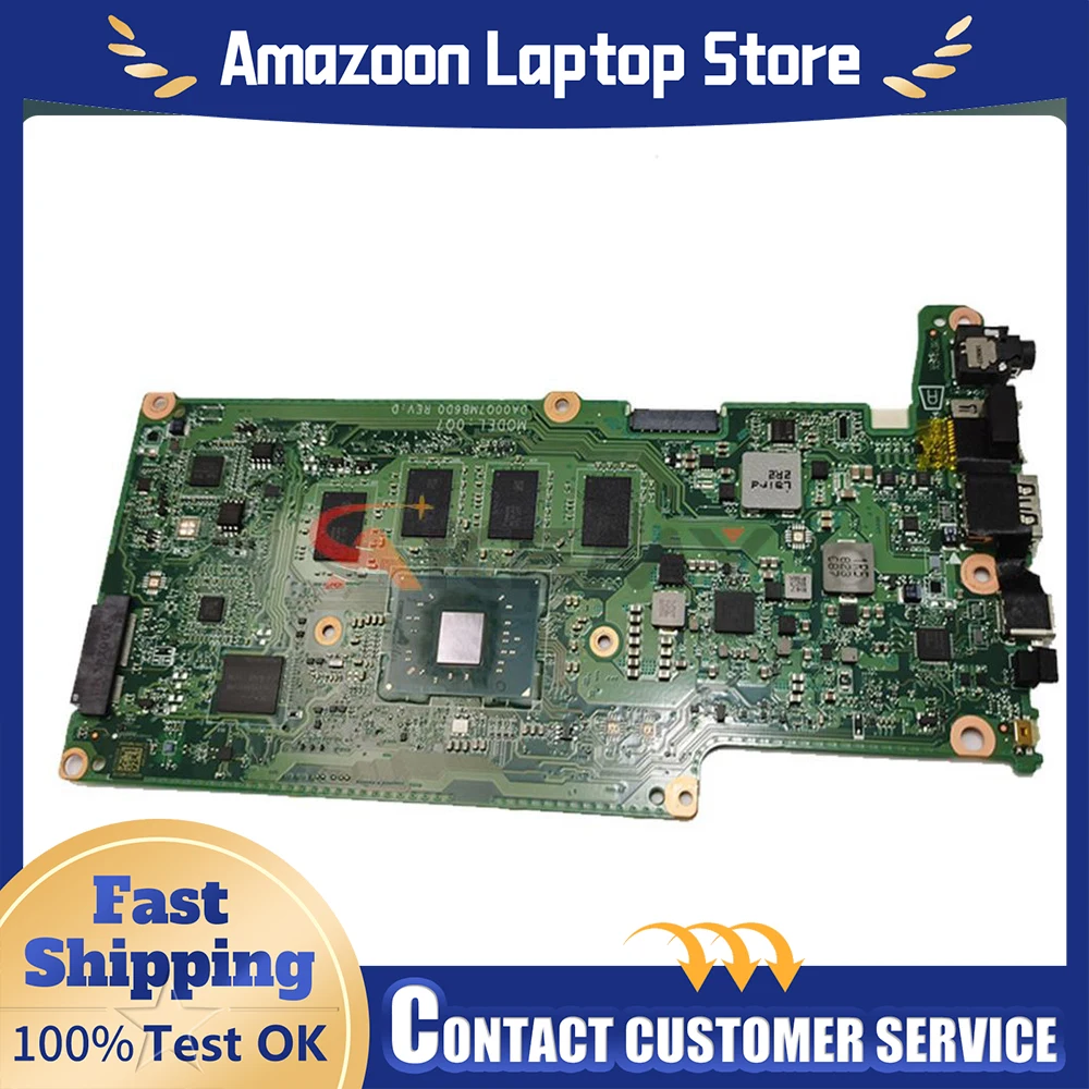 For ASUS Laptop Motherboard C213NA DA00Q7MB6D0 N3350 RAM-4GB SSD-32G/64G/128G Testing Work 100% Tested OK
For ASUS Laptop Motherboard C213NA DA00Q7MB6D0 N3350 RAM-4GB SSD-32G/64G/128G Testing Work 100% Tested OK