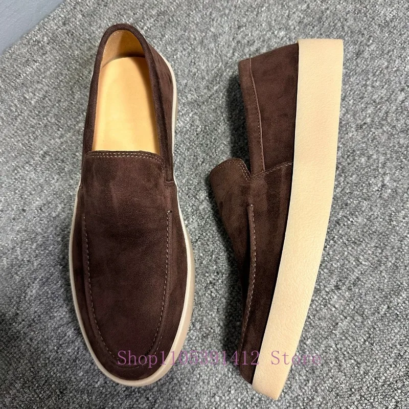 Premium Casual Cow Suede Minimalist Genuine Leather Loafers Slip-on Lightweight Fashion Soft Men Shoes
Premium Casual Cow Suede Minimalist Genuine Leather Loafers Slip-on Lightweight Fashion Soft Men Shoes