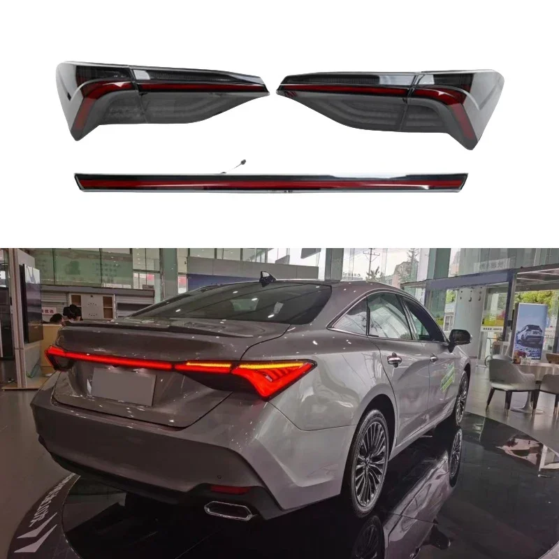 Car LED Through-light Water Taillight Fit for AVALON 2019-2024 Modification Auto Taillight Assembly Car Exterior Accessories
Car LED Through-light Water Taillight Fit for AVALON 2019-2024 Modification Auto Taillight Assembly Car Exterior Accessories