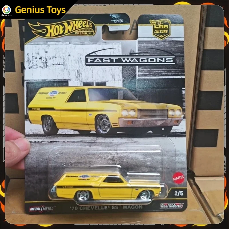Hot Wheels Premium 2025 Car Culture Fast Wagons '70 CHEVELLE SS WAGON 1:64 Diecast Alloy Metal Body Car Model Collectible Toy
Hot Wheels Premium 2025 Car Culture Fast Wagons '70 CHEVELLE SS WAGON 1:64 Diecast Alloy Metal Body Car Model Collectible Toy