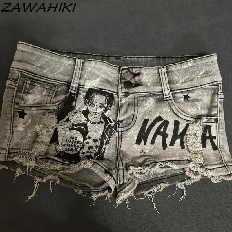 Y2k Sexy Women's Denim Shorts Hole Tassel Distressed Ripped Jeans for Women Pockets Pants Office Lady Elegant Fashion Ropa Mujer
Y2k Sexy Women's Denim Shorts Hole Tassel Distressed Ripped Jeans for Women Pockets Pants Office Lady Elegant Fashion Ropa Mujer