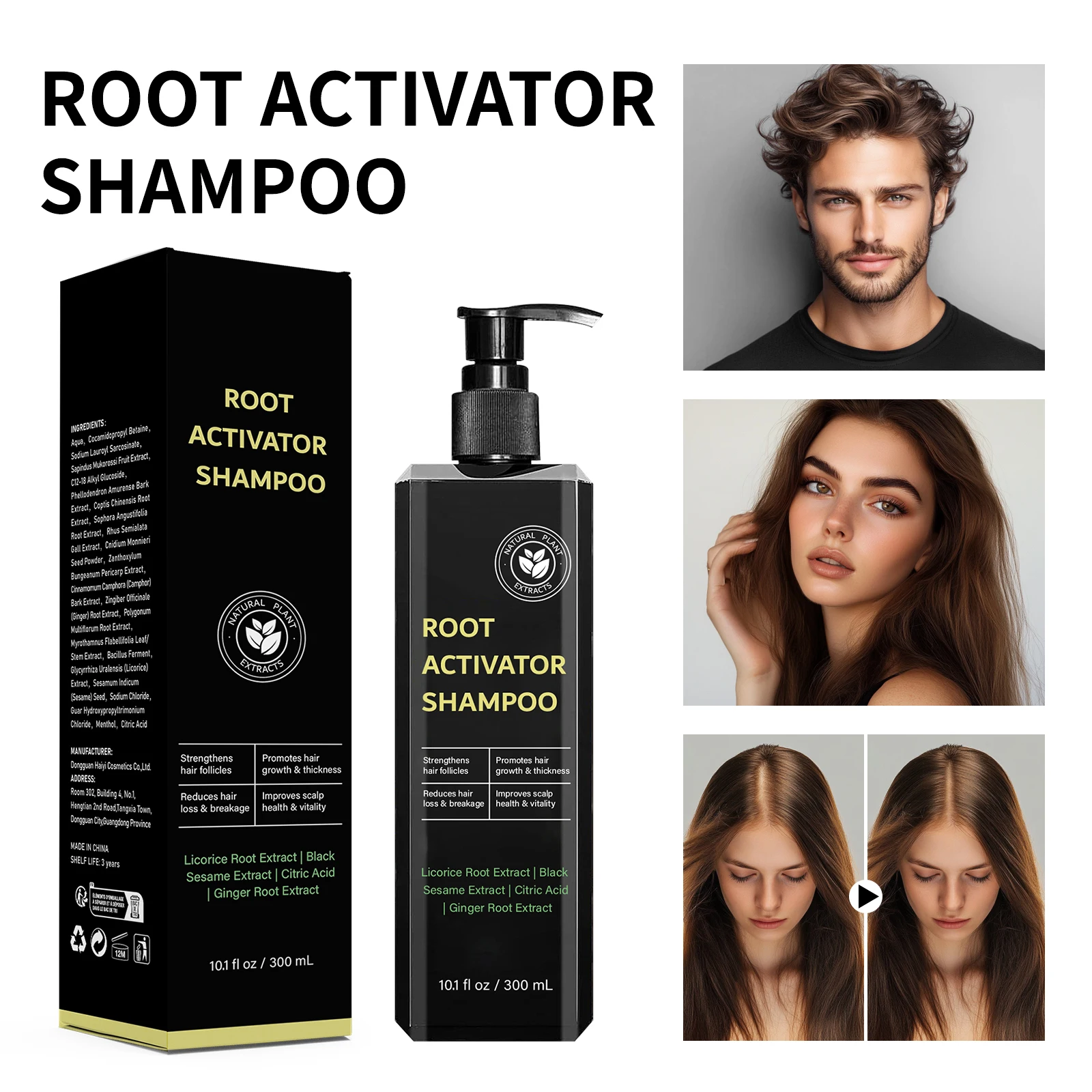 Hair Regrowth Activating Shampoo Infused with Ginger and Liquorice Extracts Reduces Hair Loss Improves Scalp Health
Hair Regrowth Activating Shampoo Infused with Ginger and Liquorice Extracts Reduces Hair Loss Improves Scalp Health