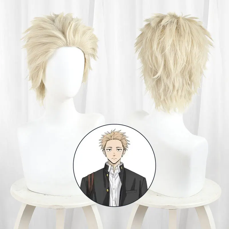 Аниме-парик для косплея «Ароматный цветок расцветает с достоинством» Ринтаро Цумуги, короткий светлый парик из термостойкого синтетического волокна
Аниме-парик для косплея «Ароматный цветок расцветает с достоинством» Ринтаро Цумуги, короткий светлый парик из термостойкого синтетического волокна