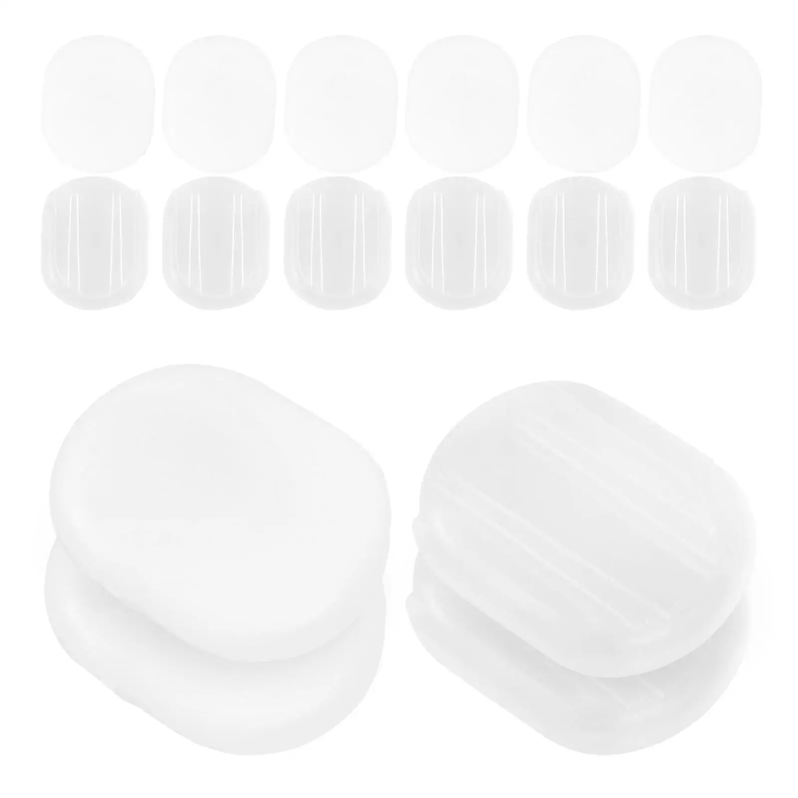 40 Pcs Ear Clip Pads Earring Cushions Soft Durable Non Slip Oval Clamp Accessories Transparent Pain Proof Thin Suitable
40 Pcs Ear Clip Pads Earring Cushions Soft Durable Non Slip Oval Clamp Accessories Transparent Pain Proof Thin Suitable