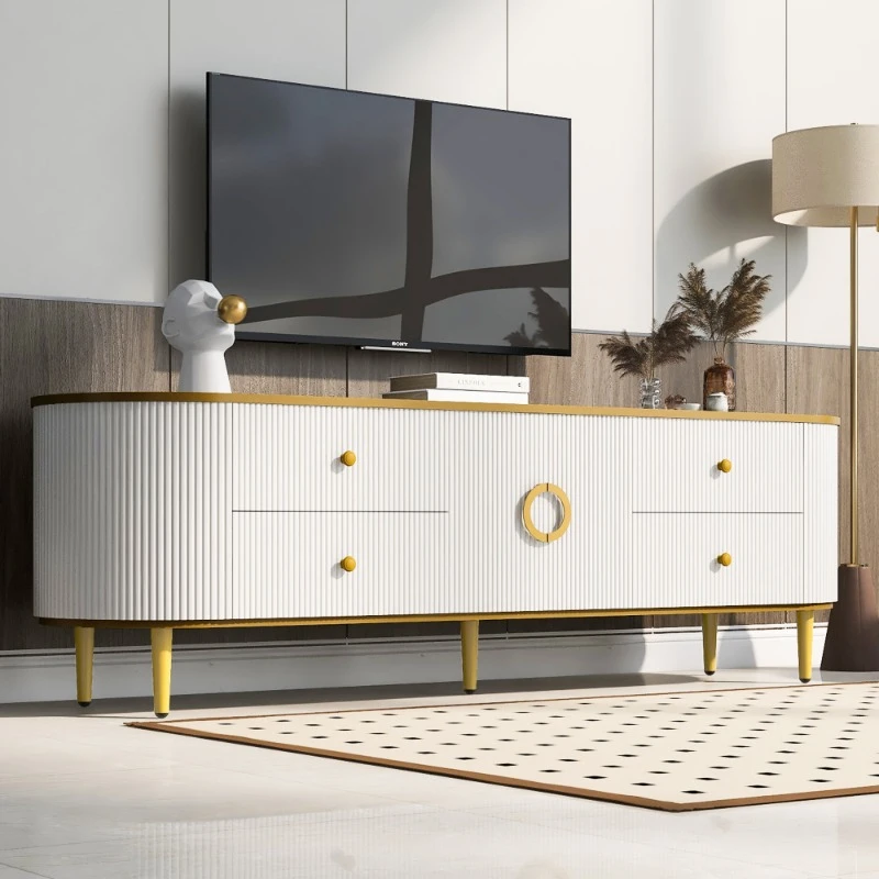 Designer Media Console TV Stand Entertainment Center Modern Living Room TV Stand with Metal Legs Multifunction Home Furniture
Designer Media Console TV Stand Entertainment Center Modern Living Room TV Stand with Metal Legs Multifunction Home Furniture